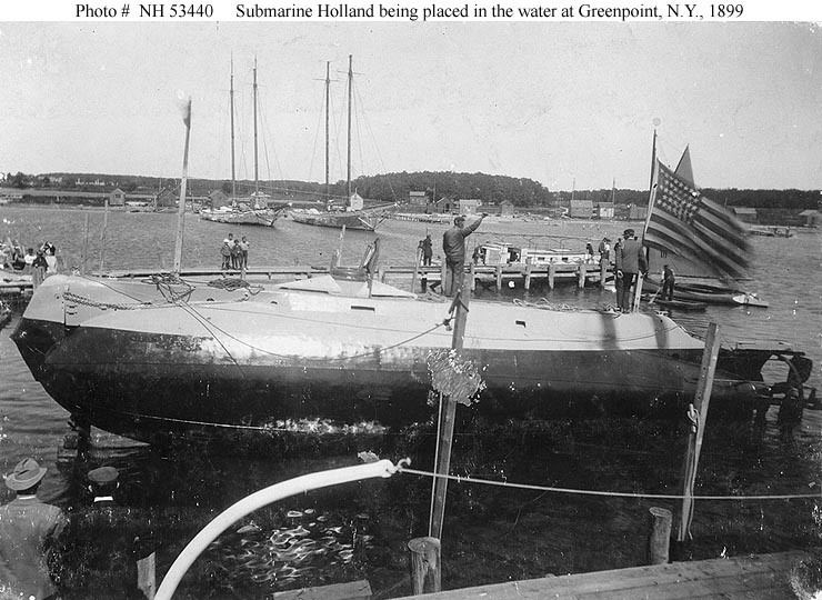 USS Holland (SS-1) Submarine Photo Index