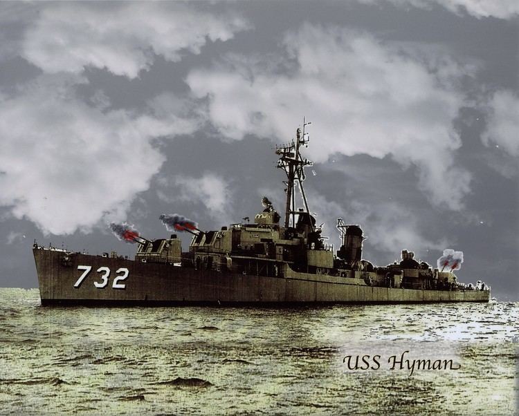 USS Hyman USS Hyman DD732 Association Inc Memories of our time aboard