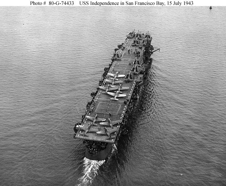 USS Independence (CVL-22) Aircraft Carrier Photo Index USS INDEPENDENCE CV22