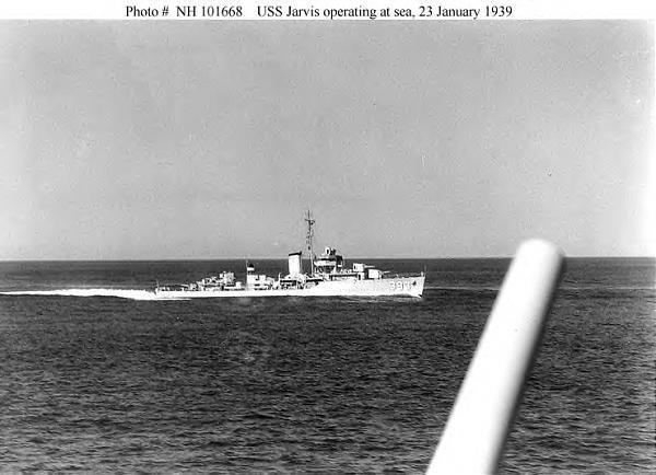 USS Jarvis (DD-393) of USS Jarvis DD393