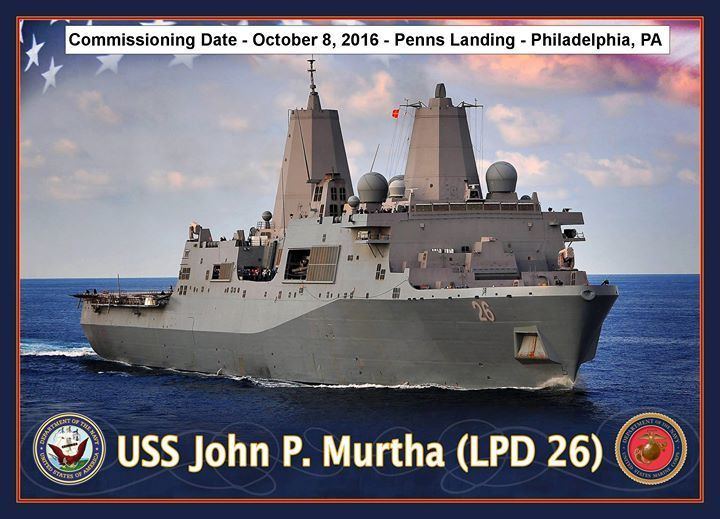 USS John P. Murtha USS John P Murtha LPD26 Penns Landing Water Front