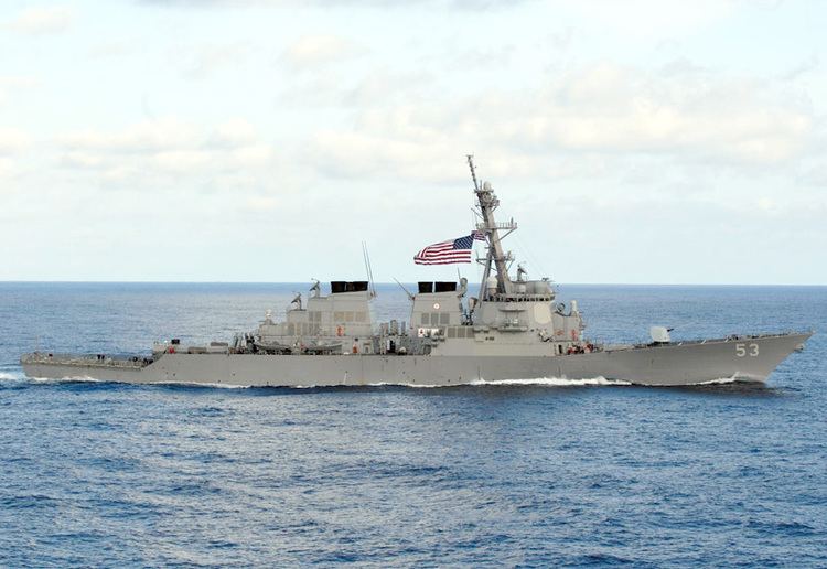 USS John Paul Jones (DDG-53) USS John Paul Jones DDG53 Guided Missile Destroyer Warship