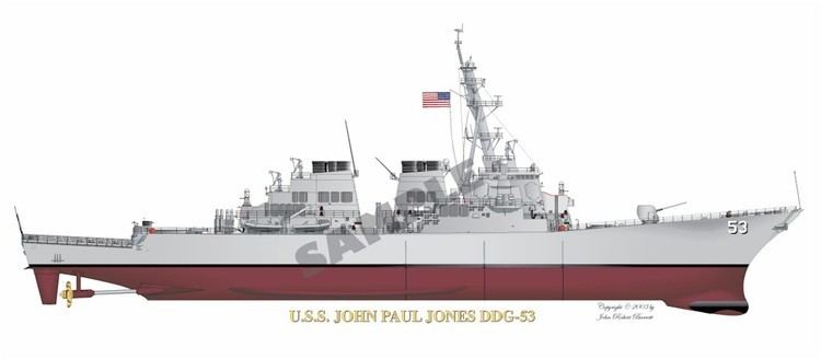 USS John Paul Jones (DDG-53) Destroyer Photo Index DDG53 USS JOHN PAUL JONES