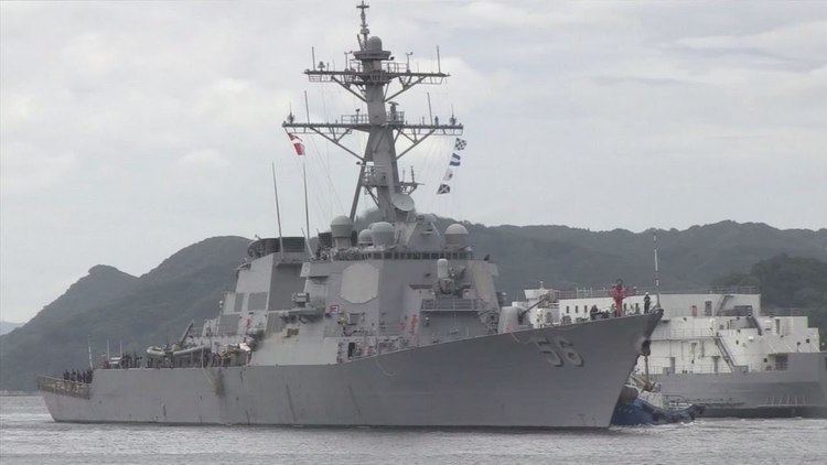 USS John S. McCain (DDG-56) USS John S McCain DDG 56 Arrives at Sasebo HD YouTube