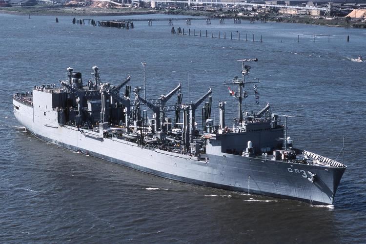 USS Kansas City (AOR-3) Replenishment Oiler AOR Photo Index