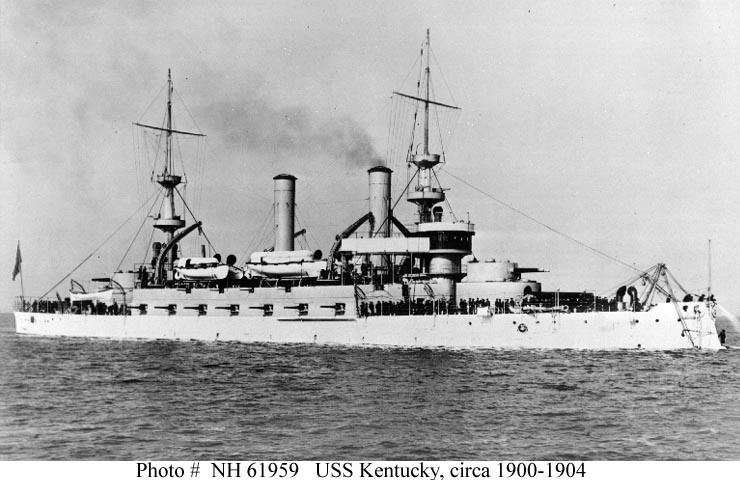 USS Kentucky (BB-6) USN ShipsUSS KENTUCKY BB6 in 190009