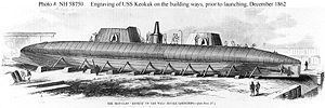 USS Keokuk (1862) USS Keokuk 1862 Wikipedia