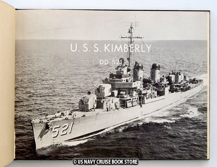 USS Kimberly (DD-521) USS KIMBERLY DD521 1952 WORLD CRUISE BOOK eBay