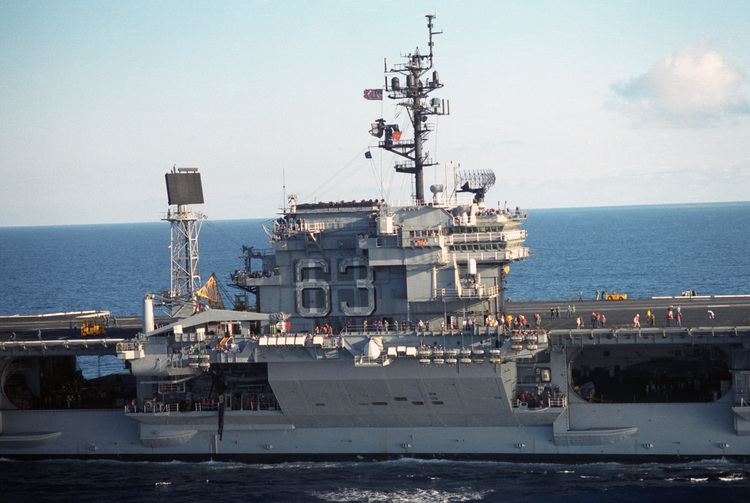 USS Kitty Hawk (CV-63) FileUSS Kitty Hawk CV63 starboard midships islandjpg
