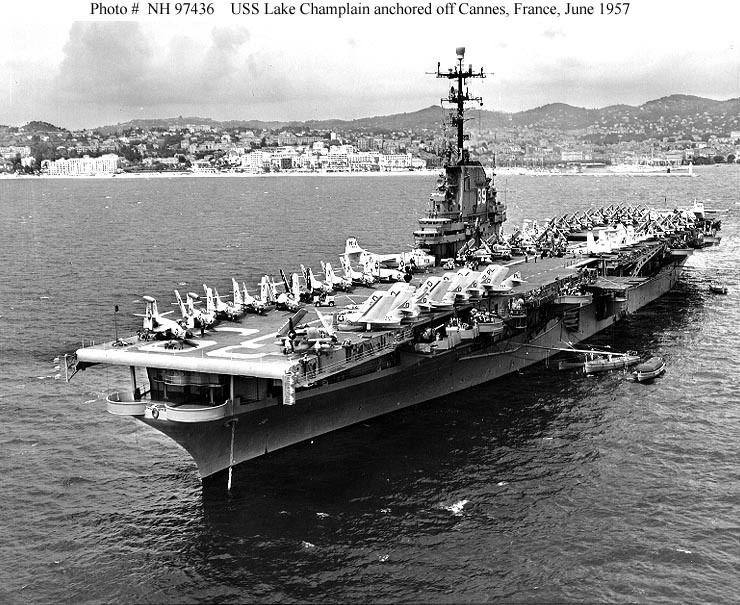 USS Lake Champlain (CV-39) USN ShipsUSS Lake Champlain CV39 later CVA39 amp CVS39
