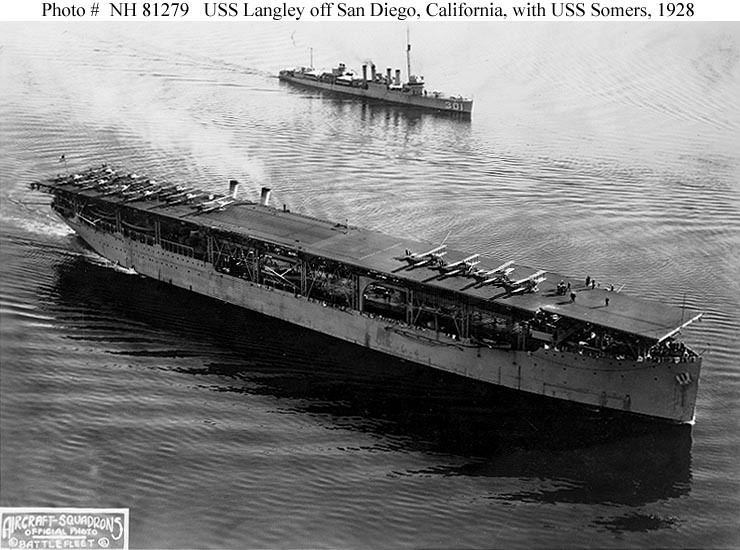 USS Langley (CV-1) USN ShipsUSS Langley CV1 later AV3