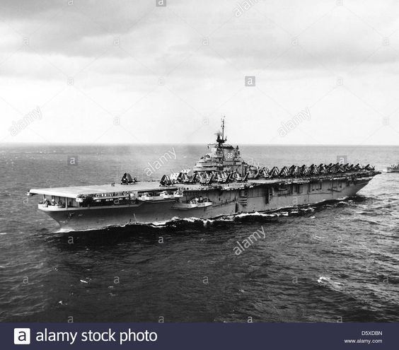 USS Leyte (CV-32) The USS LEYTE CV32 underway in the Sea of Japan during combat