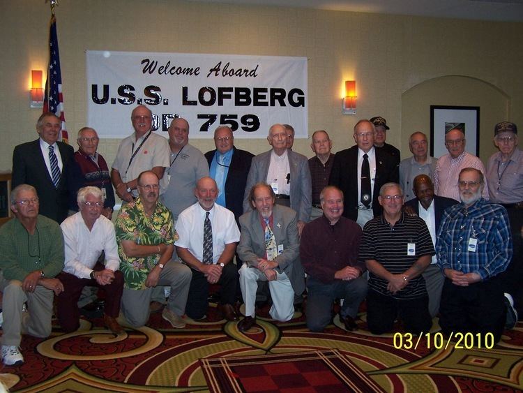 USS Lofberg Uss Lofberg DD759 Past Reunions