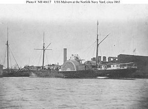 USS Malvern (1860) httpsuploadwikimediaorgwikipediaenthumb8