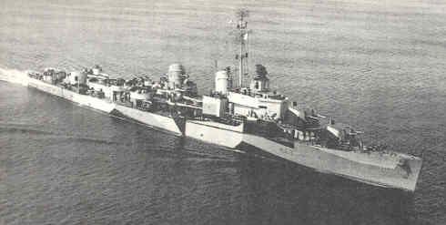 USS Mannert L. Abele Three Minutes Off Okinawa