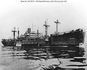 USS Mayfield Victory (AK-232) httpsuploadwikimediaorgwikipediacommonsthu