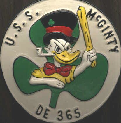 USS McGinty USS McGINTY DE 365 Patch