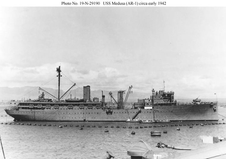 USS Medusa (AR-1) Repair Ship Photo Index AR