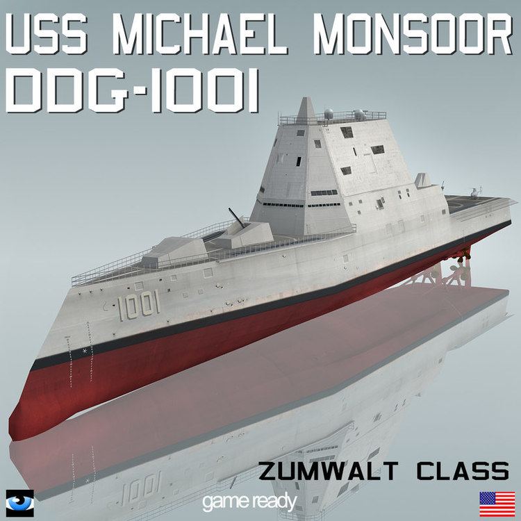 USS Michael Monsoor 3ds uss michael monsoor ddg 1001
