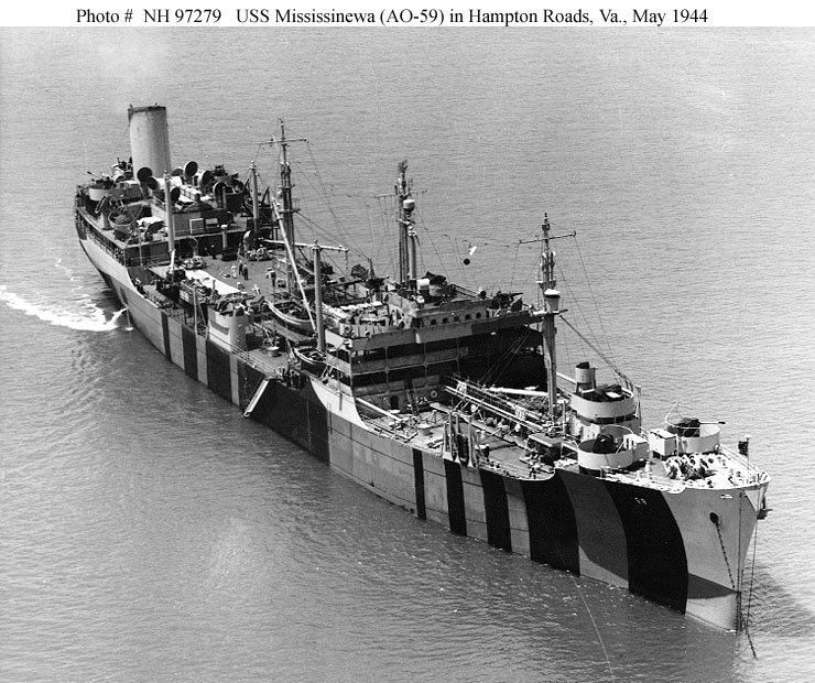USS Mississinewa (AO-59) Fleet Oiler AO Photo Index