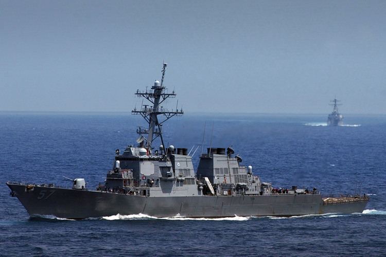 USS Mitscher (DDG-57) FileUS Navy 040611N4308O014 The guided missile destroyer USS