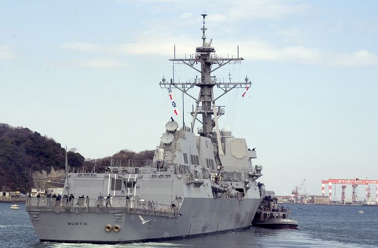 USS Mustin (DDG-89) FileUSS Mustin DDG 89 stbd stern viewjpg Wikipedia
