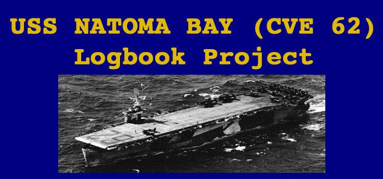 USS Natoma Bay (CVE-62) NB Logbook VC81