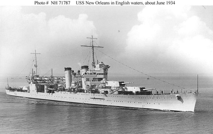 USS New Orleans (CA-32) Cruiser Photo Index CLCA32 USS NEW ORLEANS Navsource