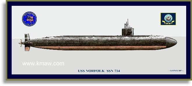 USS Norfolk (SSN-714) USS Norfolk SSN714 Print Submarines NR PriorServicecom