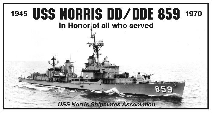 USS Norris (DD-859) USS Norris DDDDE859