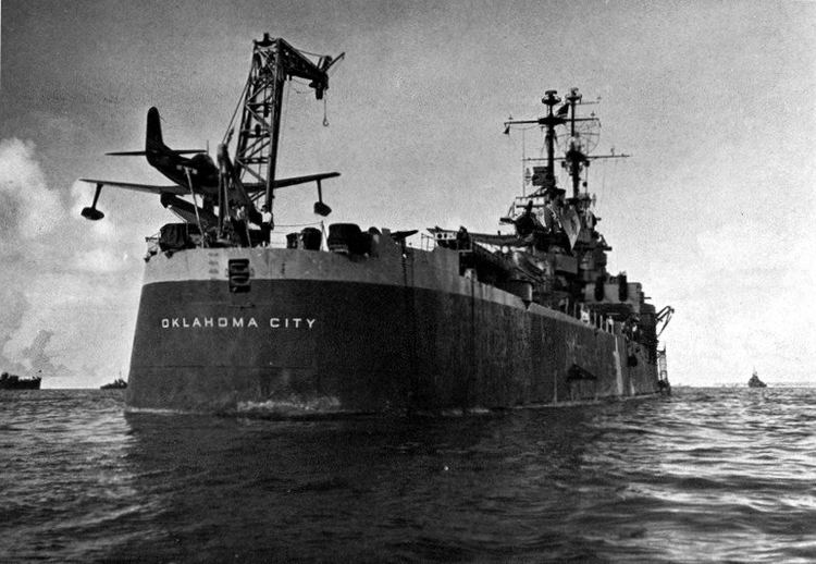 USS Oklahoma City (CL-91) FileUSS Oklahoma City CL91 stern with SC Seahawks c1945jpg