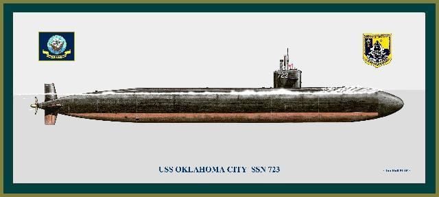 USS Oklahoma City (SSN-723) USS Oklahoma City SSN723 Print Submarines NR PriorServicecom