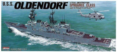 USS Oldendorf USS Oldendorf Plastic model Micro AceArii 1700 Aegis Destroyer