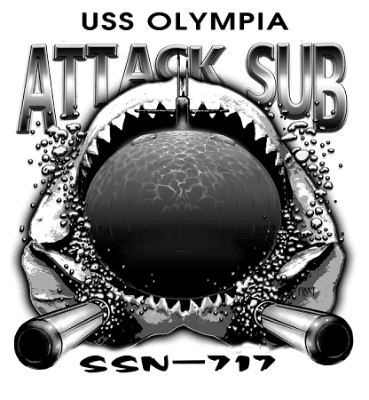 USS Olympia (SSN-717) USS Olympia SSN717 Nuclear Attack Submarine Shirt