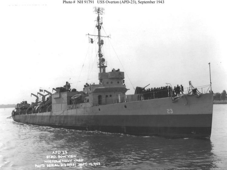 USS Overton (DD-239) wwwnavsourceorgarchives1004100402302jpg