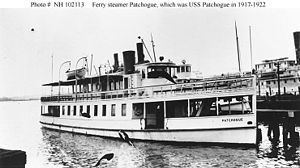 USS Patchogue (YFB-1227) httpsuploadwikimediaorgwikipediacommonsthu