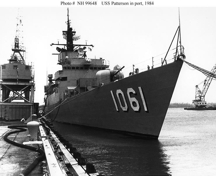 USS Patterson (FF-1061) Naval Warfare USS Patterson DE1061 FF1061