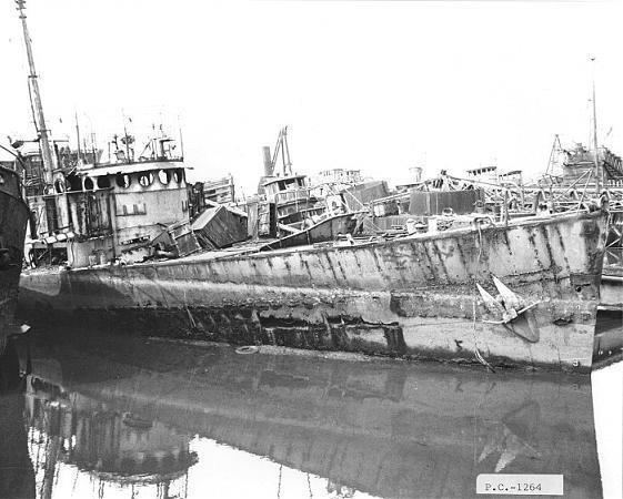 USS PC-1264 ExUSS PC1264 New York City New York military shipwreck