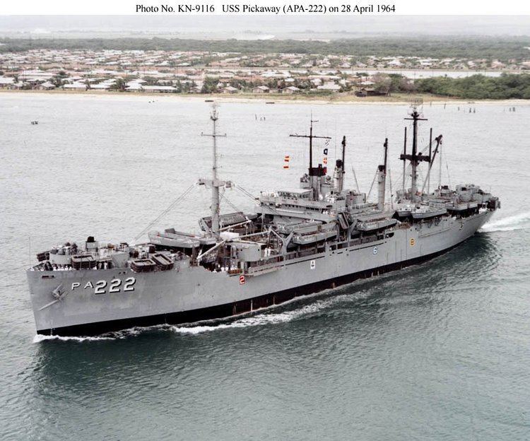 USS Pickaway (APA-222) USS Pickaway APA222 Wikipedia