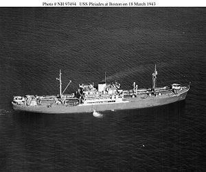USS Pleiades (AK-46) httpsuploadwikimediaorgwikipediacommonsthu