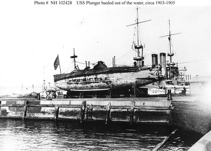 USS Plunger (SS-2) Submarine Photo Index
