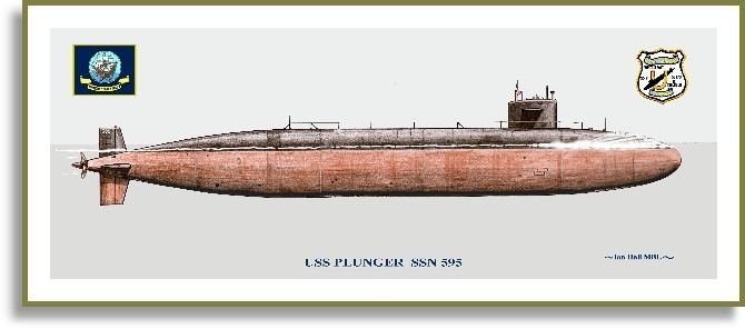USS Plunger (SSN-595) USS Plunger SSN595 Print Submarines NR PriorServicecom