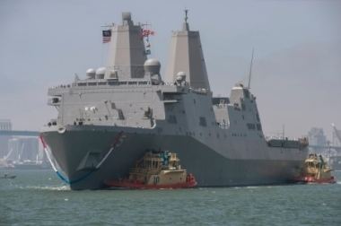 USS Portland (LPD-27) Future USS Portland LPD 27 Christened armscomnet