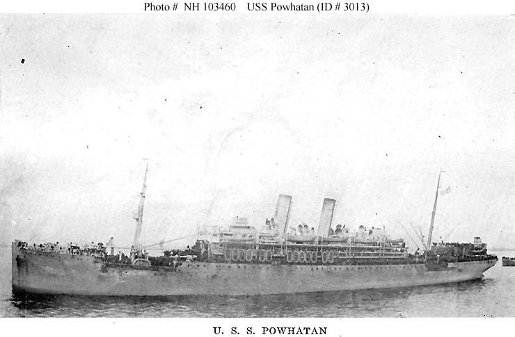 USS Powhatan (ID-3013) wwwshipscribecomusnauxww1imagesi03000i03460jpg
