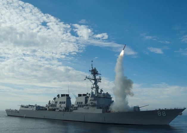 USS Preble (DDG-88) USS Preble DDG 88 Launches a Tomahawk Missile