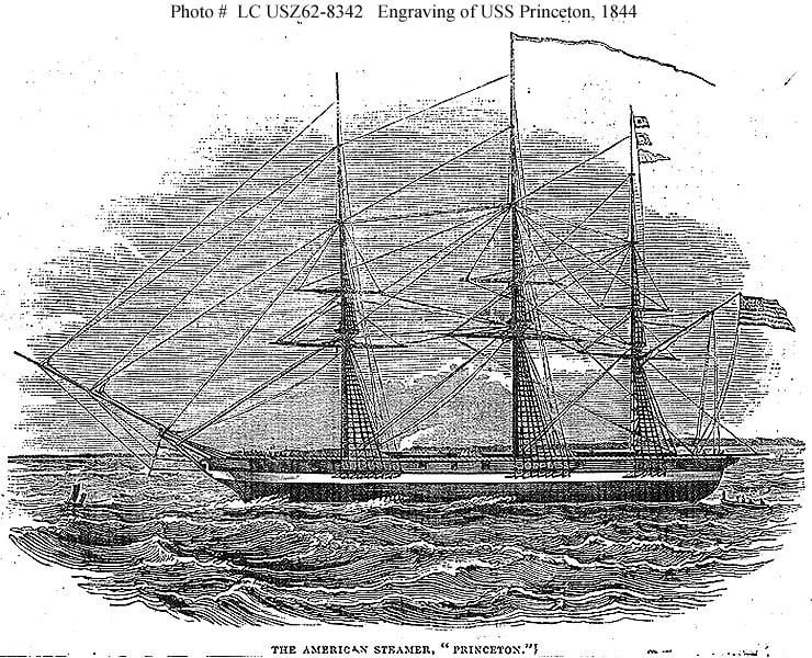 USS Princeton (1843) USN ShipsUSS Princeton 18431849