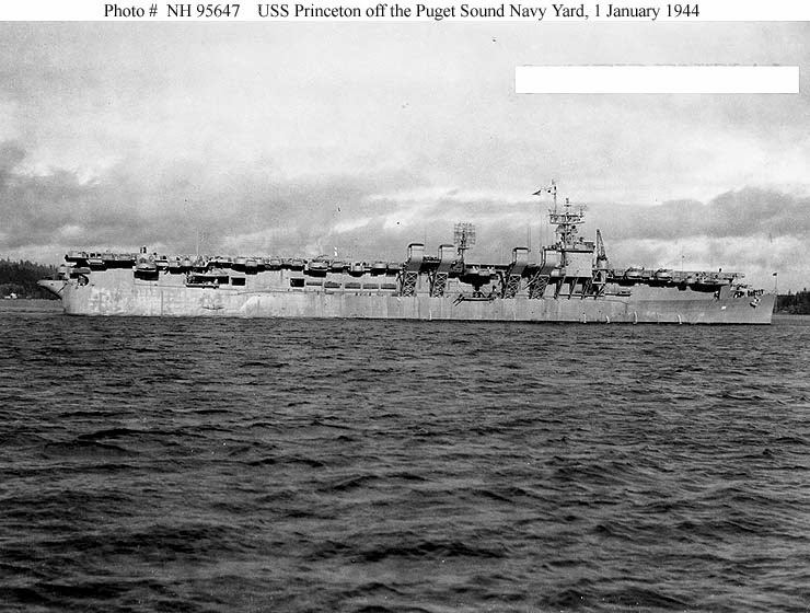 USS Princeton (CVL-23) Naval Warfare USS Princeton CV23 CVL23