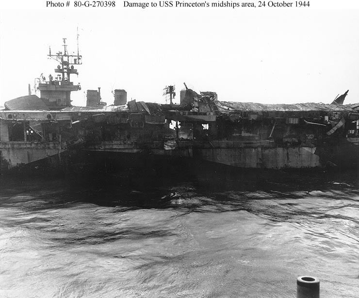 USS Princeton (CVL-23) Loss of USS Princeton 24 October 1944 Part II