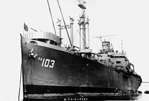 USS Queens (APA-103) httpsuploadwikimediaorgwikipediacommonsthu