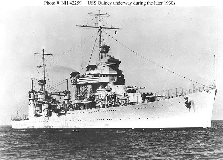 USS Quincy (CA-39) Cruiser Photo Index CA39 USS QUINCY Navsource Photographic